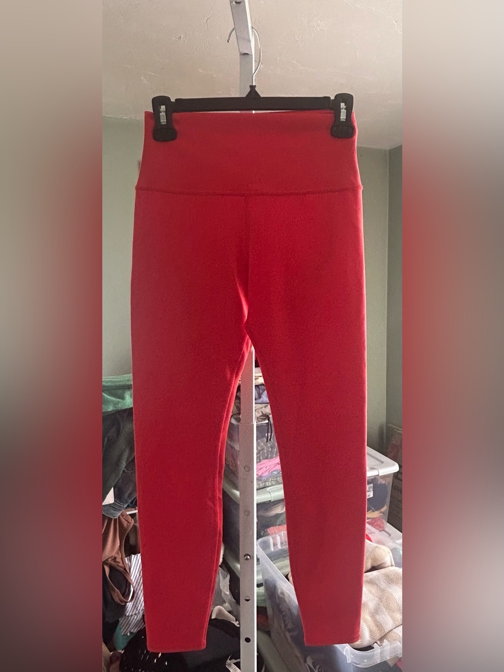 ALO Yoga High Waisted Airlift Leggings in Classic Red